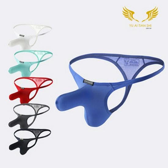 Men's Plus Size Nylon Briefs - Low Waist, Breathable, Youthful, Thin and Sexy Underwear