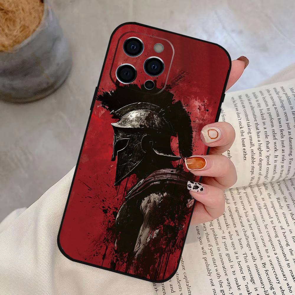

Чехол Spartan Cool для телефона Силиконовый Мягкий Для IPhone 17 16 15 14 13 12 11 X XR Plus Pro Max Plus iPhone11ProMax