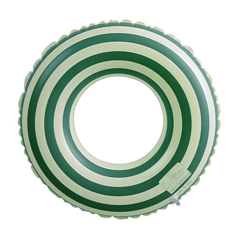 Children's and Adult Crystal Inflatable Swimming Ring with Double Airbag, Underarm Support, and Thickened Single Layer Design