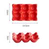 Christmas Kitchen Serving Dish Boiled Egg Ceramic Eggs Tray Egg Stand Storage Rack Egg Holder