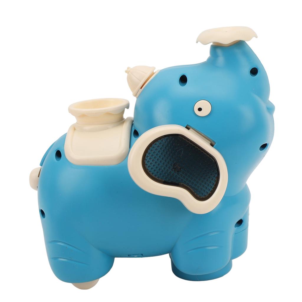 Elephant Blowing Spray Fog Toy with Music Light Tummy Time Interactive Battery Powered Baby Elephant Toy