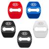 4 Stück 3 Typen Für Kia Rio Ceed Sportage Cerato Soul Autotür-Schlossabdeckung Aufkleber Metall-Emblem Abziehbild Auto-Tür-Styling
