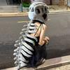Peluche realistico esqueleto di dinosauro esotosscheletro per bambini, cappello a forma di teschio di Tyrannosaurus Rex dal China Dinosaur Park, decorazione cosplay per bambini.