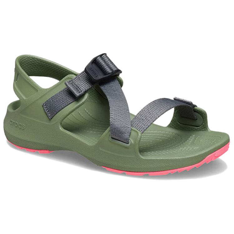 Crocs Zong Ye Sandale Casual Versatile pentru Plajă Sandale Unisex Verde 212711-2CP