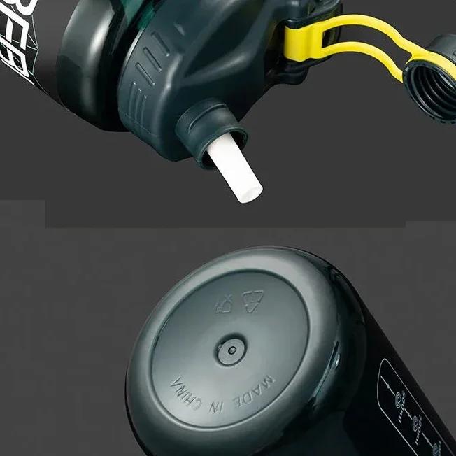 2L 3L Größere Fitnessstudio-Wasserflasche für Sport-Wasserflasche mit Strohhalm Schule BPA-FREIE Wasserflasche Trinkflaschen Reisekessel Ausgefallene Tasse