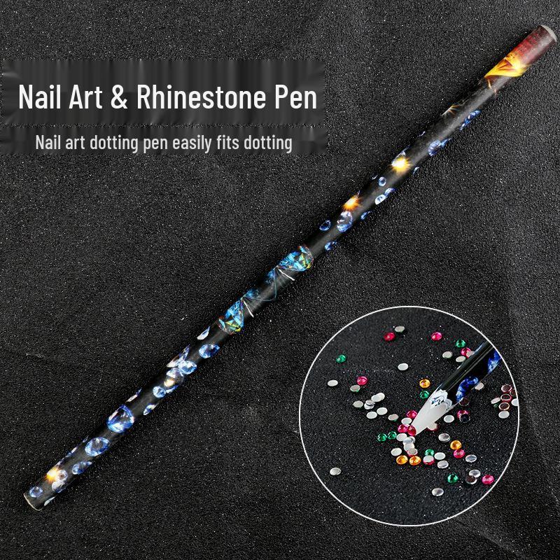 Nail Art Rhinestone Wax Pencil - Durable Pen for Small Jewels & Sequins