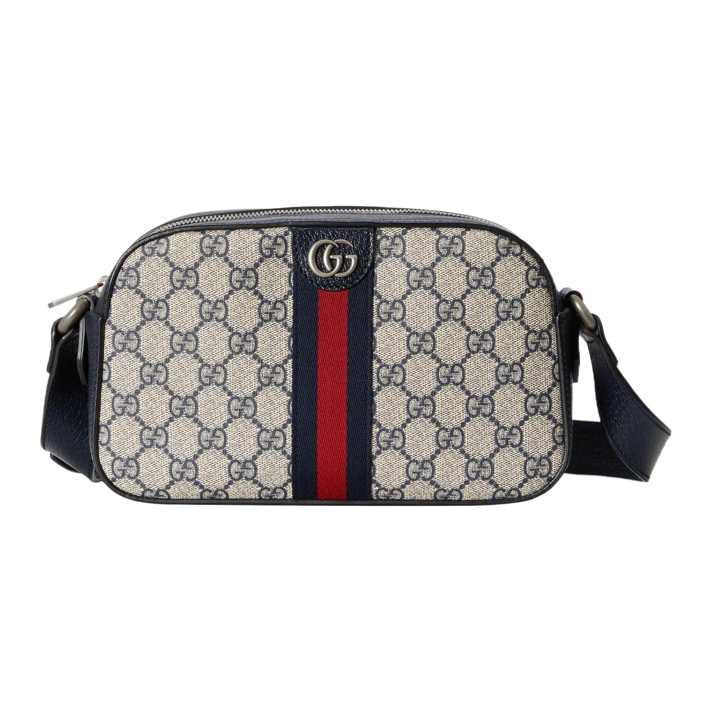 

Gucci Ophidia Vintage Срібний Логотип Полотно Червоно-Синя Стрічка Шкіра Сумка через Плече Чоловіча Сумка через Плече Бежева 681064-96IWN-4076 Shopping Bag Set(Basic Set+Shopping Bag)