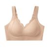 Douyin seamless underwear big breasts show small beauty back full cup anti-sagging collection of double breasts large size gathering bra