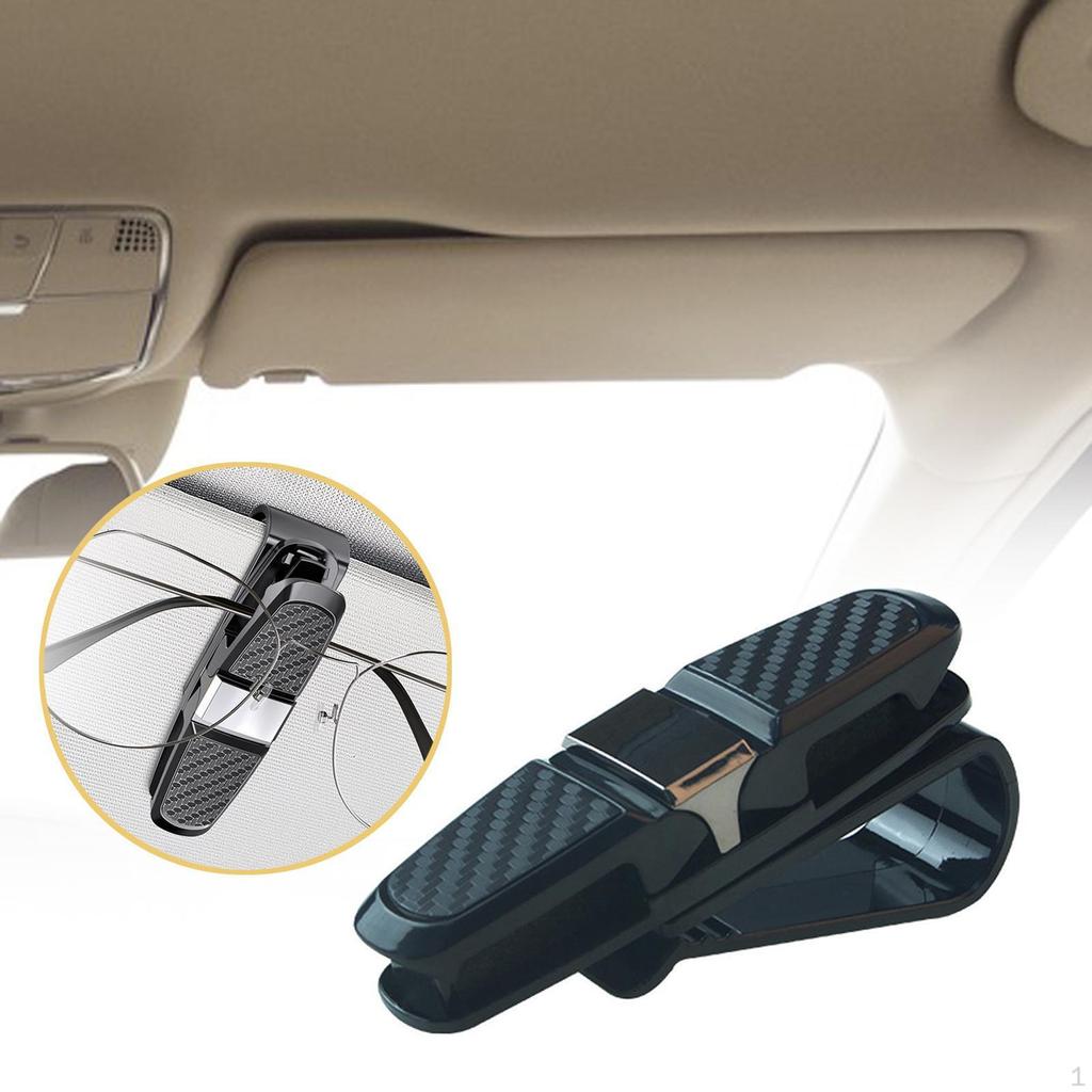 Sun Visor Glasses Holder with Easy Design