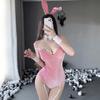 Sexy Bodysuit Uniform Sweet Rabbit Girl Cosplay Costumes Temptation Women Rabbit Ears Roleplay Party Club Wear Set