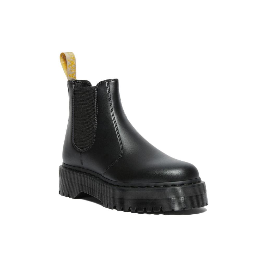 Dr. Martens PU Simple Fashion Short Chelsea Boots Unisex Boots Black 27560001