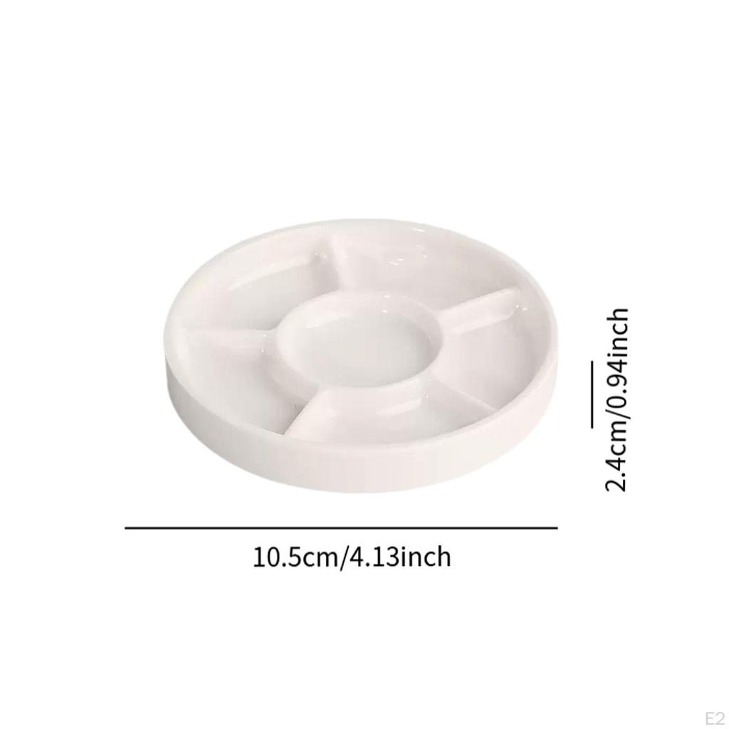 6 Compartment Watercolor Mixing Palette for Creative Projects