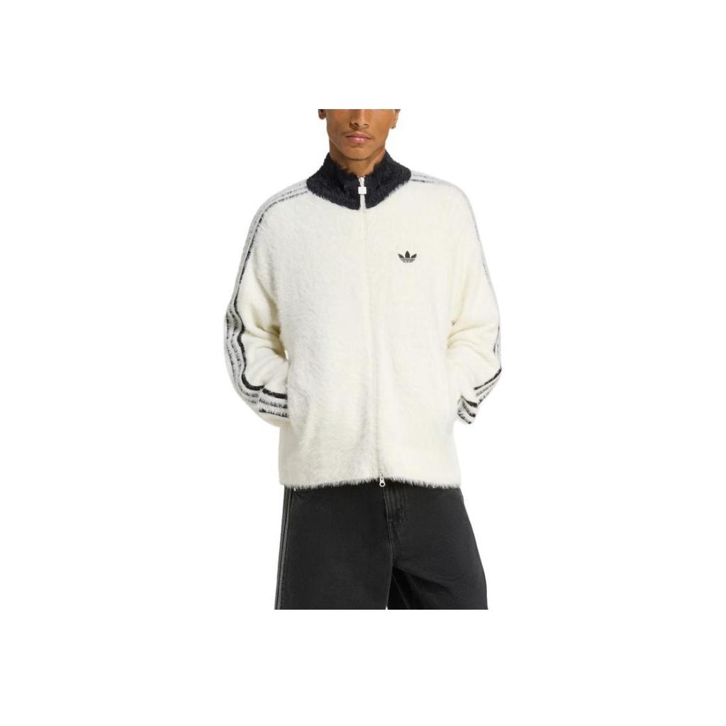 Adidas Originals FW25 Minimalist Comfortable Soft Loose Zipper Warm Jacket Men Jacket KR5152