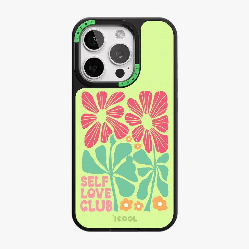 Replaceable Back Plate Mobile Phone Case Iphone15 Flower Apple 14pro Removable Magnetic Two-in-one Can Be Changed At Will