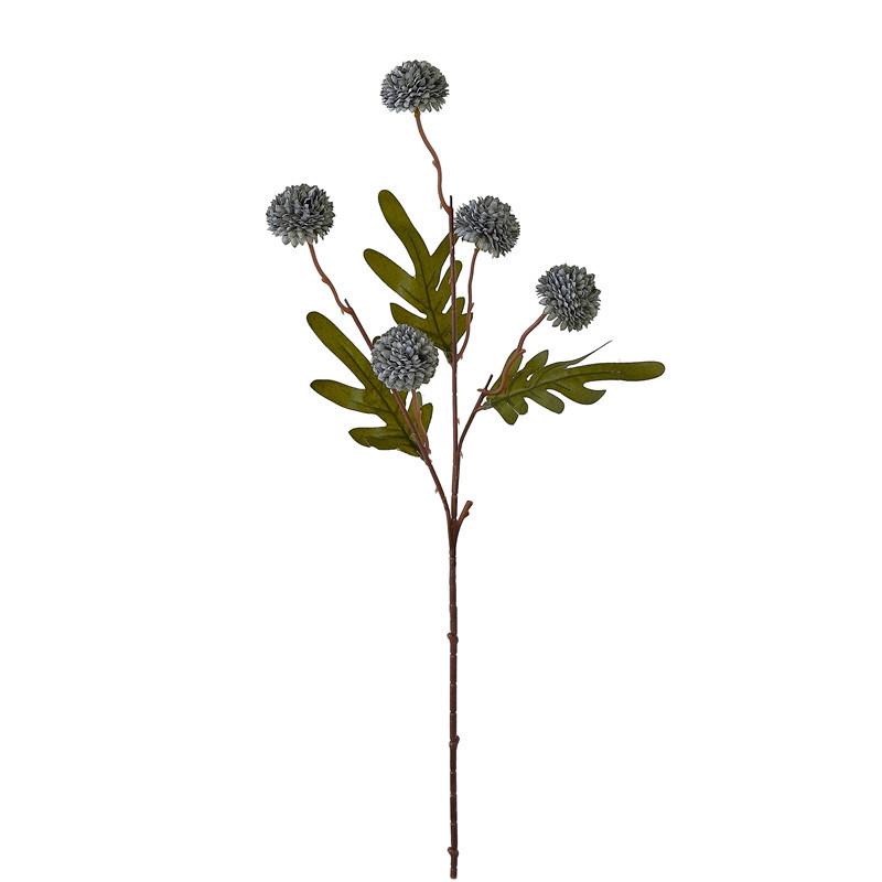 Artificial Dandelion Flower with 5 Heads - Single Stem for Indoor Decoration or Wedding Decor