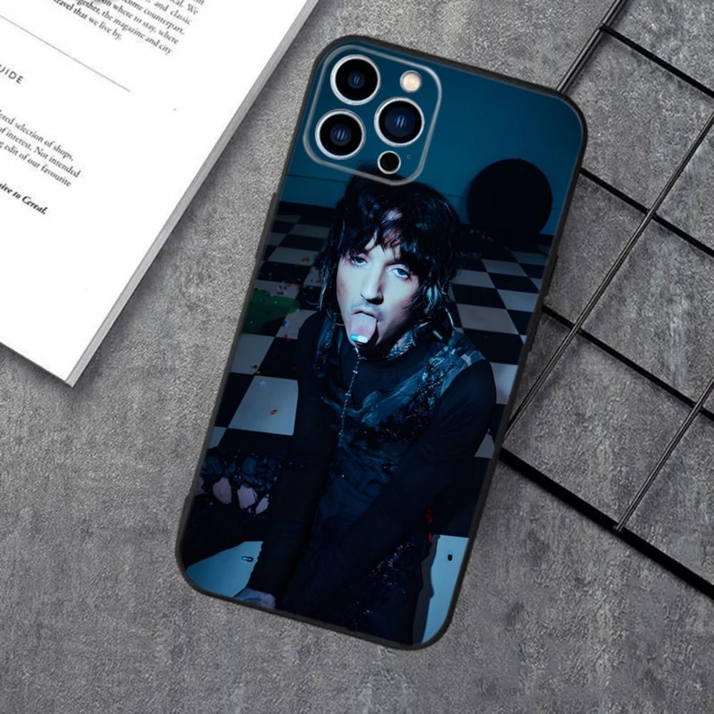 O-Oliver Sykes BMTH Phone Case For Apple iPhone 15,14,13,12,11,XS,XR,X,8,7,Pro,Max,Plus,mini Silicone Black Cover