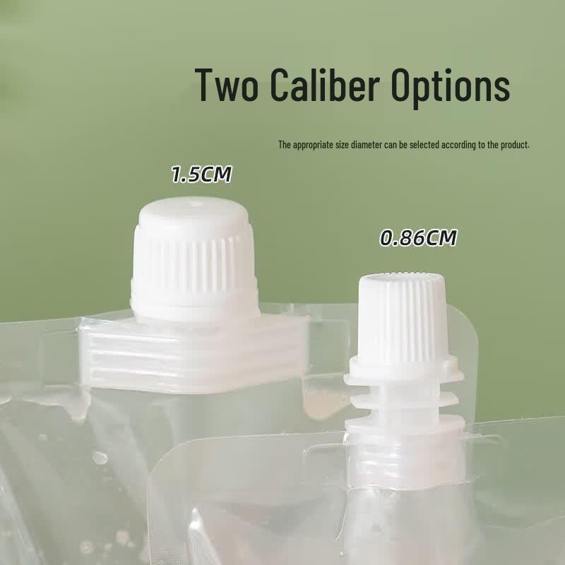 Self-Standing Transparent Liquid Spout Pouch