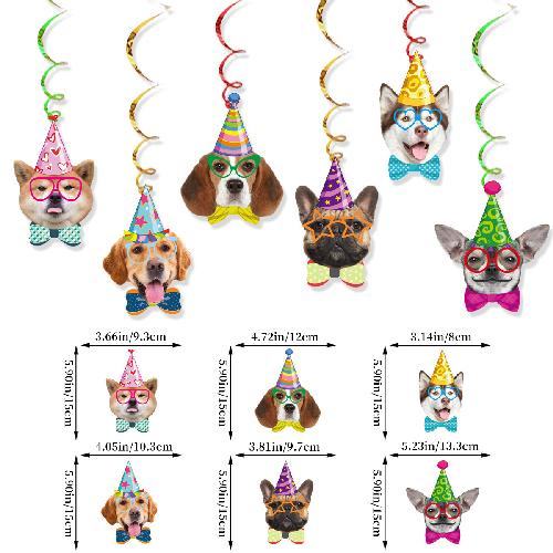 Pet Birthday Party Decoration Birthday Flag Dog Cat Party Decoration Banner