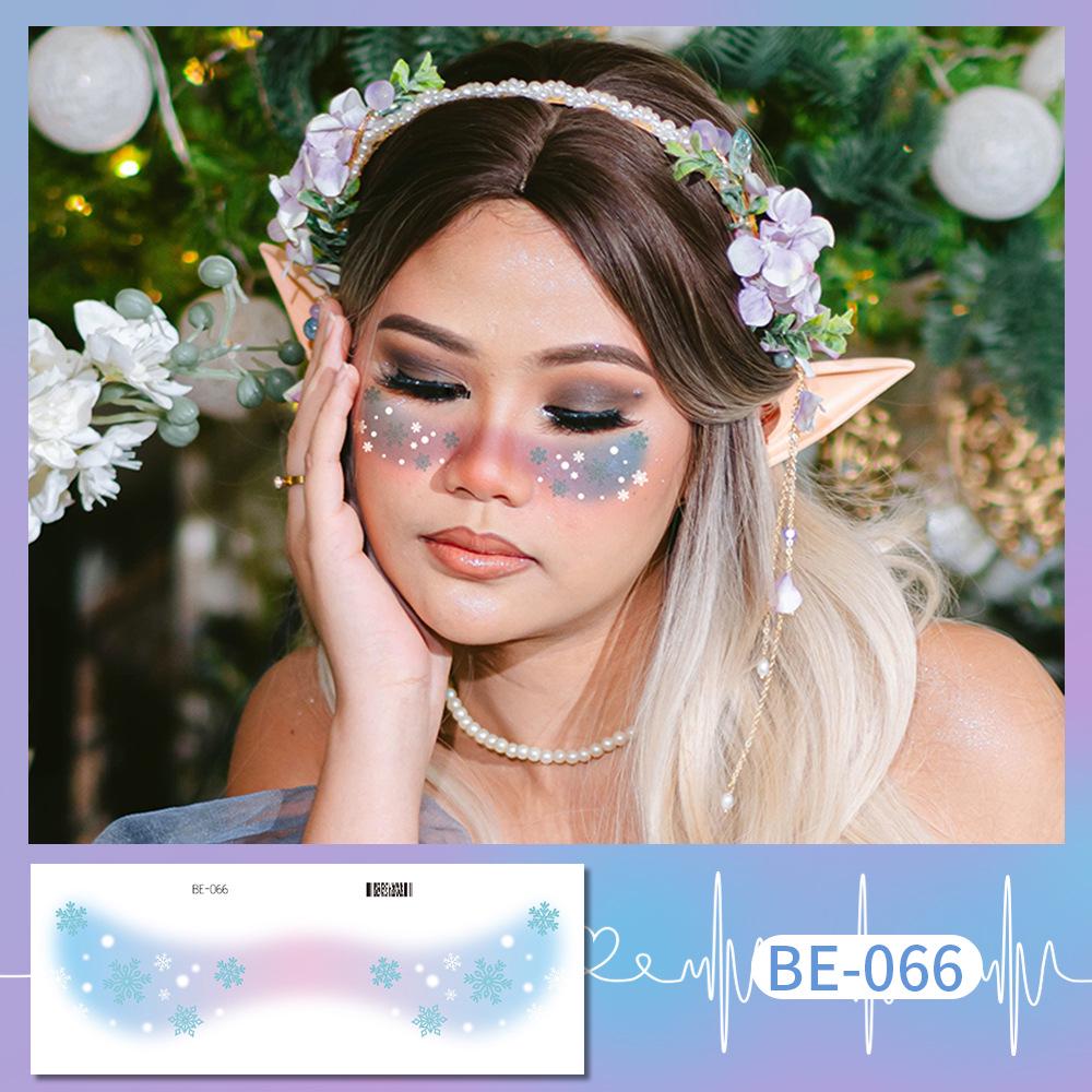 Ricalon Christmas Face Stickers for Kids – Snowflake & Freckle Tattoos