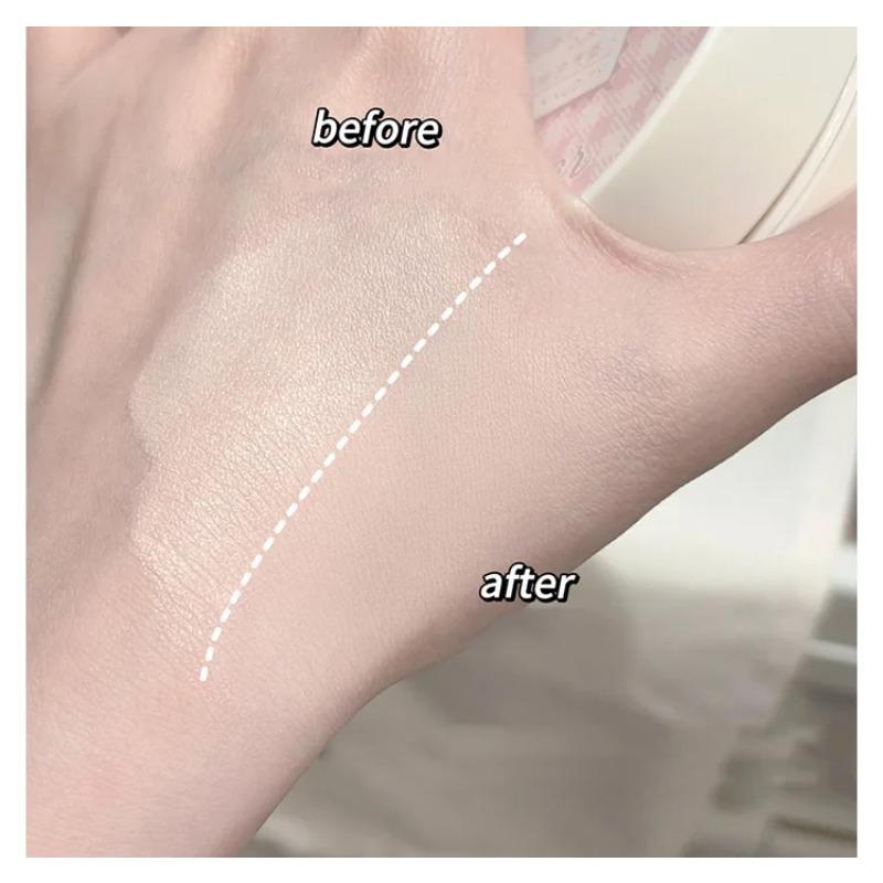 2 in 1 Double Layer Powder Cushion Clear Natural Lasting Brightening Gege Bear Makeup Concealer Loose Powder Cushion Cream