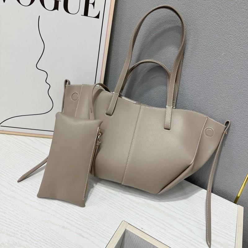 2024 PU-Leder Tragetasche Tragbar Große Kapazität Trendig Modisch Damen Nische High-End Schultertasche Achseltasche