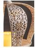 French Crown-Shaped Hollow Candlestick: European Retro Tabletop Ornament for a Cozy B&B Atmosphere