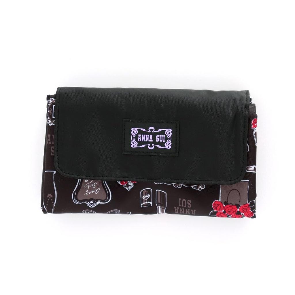 Eco Bag My Bag Cosmetics Black Sui [ANNA SUI] (Replieve) <With Zipper> (Packaged) [Anna 000298-0002-01]