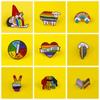Rainbow Lgbt Accessories For Jewelry Gift Backpack Icons Set Decorative Pins On Clothes Heart Flag Metal Badges Enamel Pin Lapel