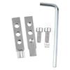 Professional Steel Broken Bolt Extractor - Water-Tap Angle Valve Remover Tool for 4/6 Points Damaged Screws Plumber's Repair Kit