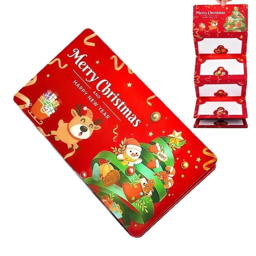 Santa Claus Christmas Cash Gift Envelope Christmas Tree with 10 Slots Christmas Money Holders Christmas Surprise Party Money Box