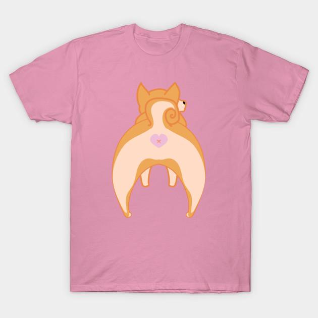 T Shirt Women Red Shiba Inu Puppy Butt Harajuku Print Kawaii Tshirt Summer Short Sleeve Female T-Shirt Top Tee