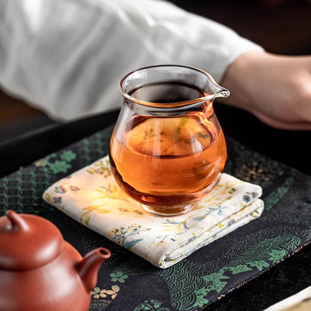 Heat-Resistant Borosilicate Glass Gongdao Tea Cup Qifuluo