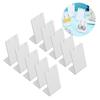 10pcs Acrylic Earring Holder   Ear Studs Jewelry Storage Display Rack Showcase Earrings Display Stand Earring Storage