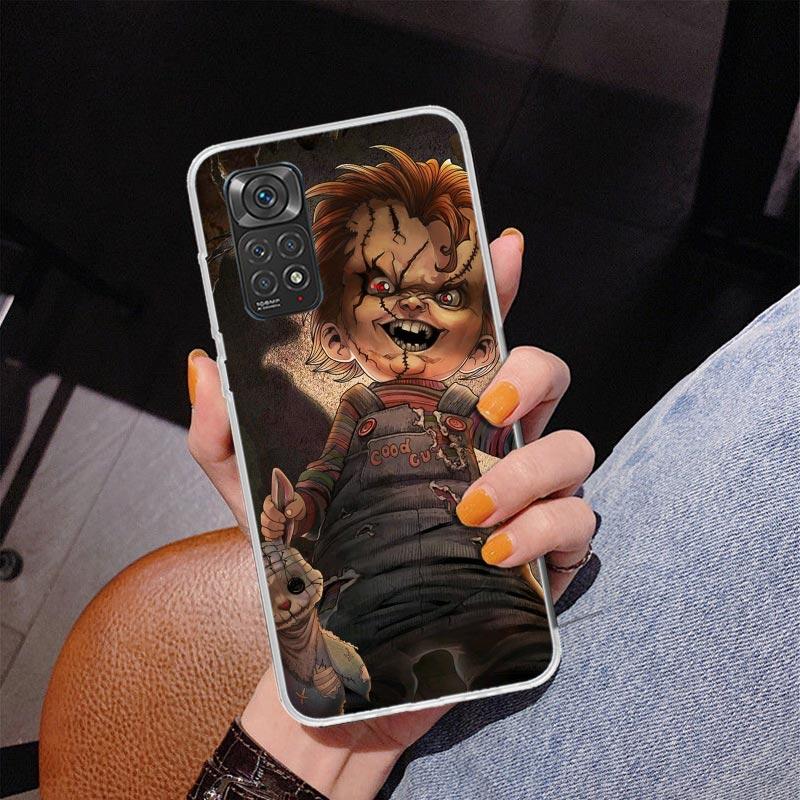

Чехол для телефона Ужастик Кукла Чаки для Xiaomi Redmi Note 15 14 14S 13 Pro Plus 12 12S 11S 11E 10S 10 11T 5G Uniq Redmi Note 14 4G