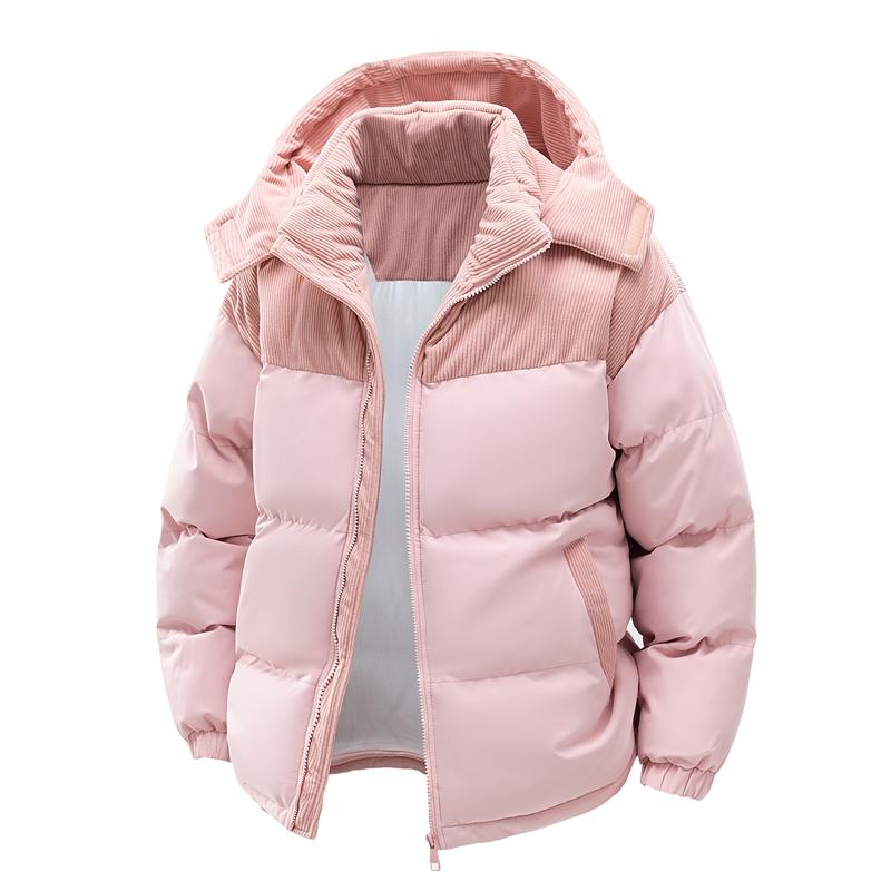 Hooded Cotton Jacket for Men and Women In Winter Windproof Plus Velvet Thickened Cotton Jacket Couple Thickened High-quality Cotton Jacket Jacket