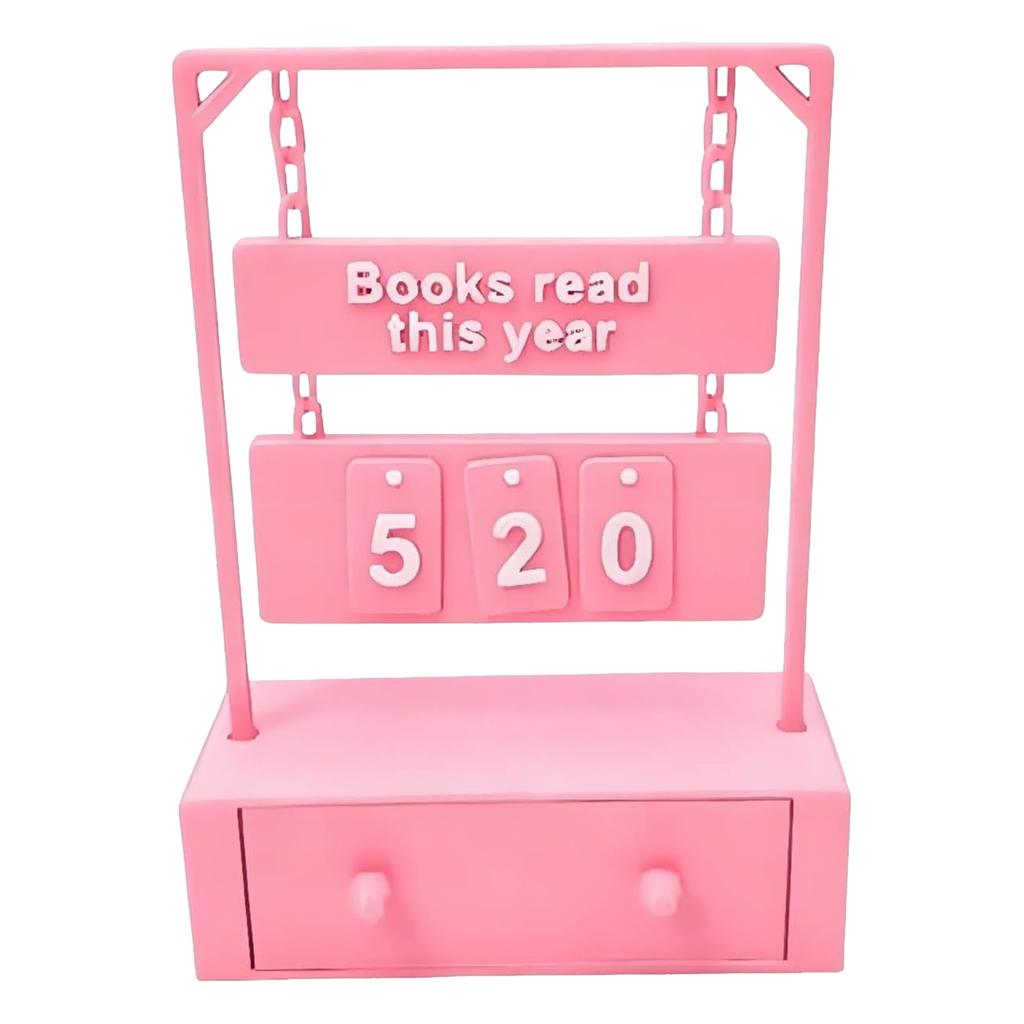 Hanging Book Counter with 30 Number Tags Counting Tool for Shelf Storage Organization Compact Size for Home Office Library Use