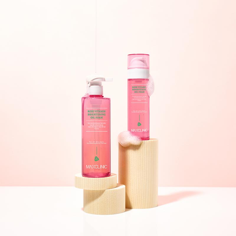 MAXCLINIC Rose Vitamin Aufhellender Ölschaum 110g