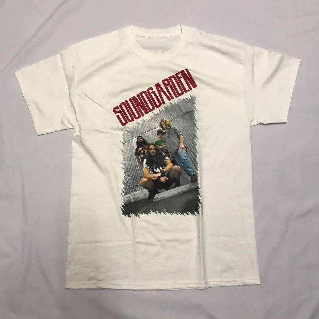 1 Seite 1992 Soundgarden Band Tour Shirt Weiß Unisex S-5XL E2213
