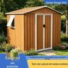 Movable Outdoor Sheet Metal Garden Shed and Storage Room