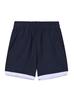 Kids' Dark Blue Cotton Sports Shorts for Primary School Students