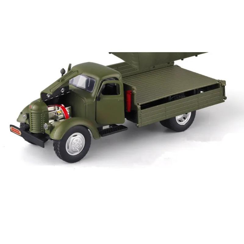 1/24 CA10 Legierung Taktischer LKW gepanzertes Fahrzeug Modell Militärisches Personaltransportfahrzeug Transportfahrzeuge Modell Ton Licht Kinder Spielzeug Geschenke