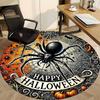 1pc Halloween Spider Decorations Chair Carpet for Office, Soft Comfortable Mat For Office, Living Room, Bedroom, Machine Washable Carpet yy251112073