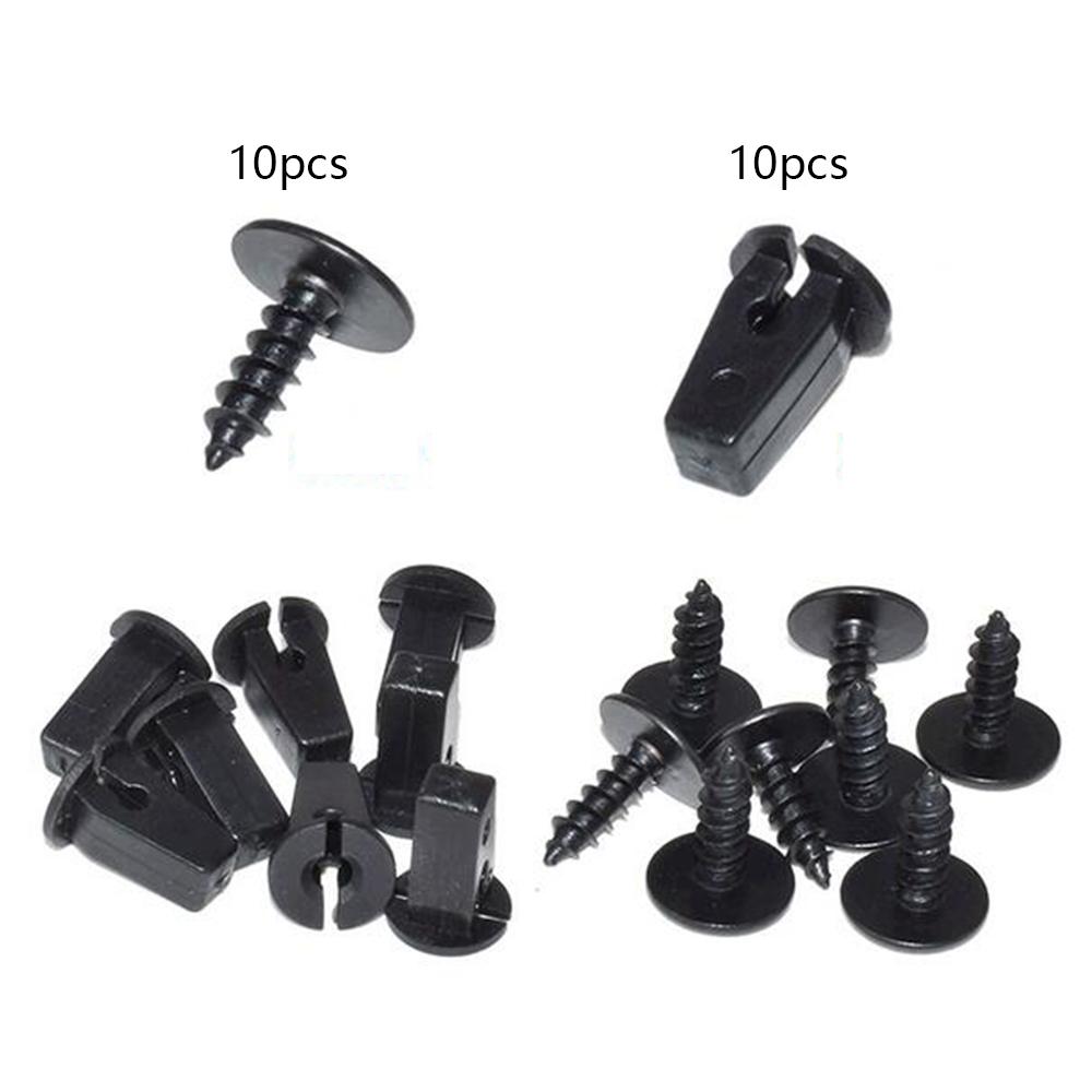 10 sett N90974701 6N0809966A Selvskruende skrue og mutter For VW