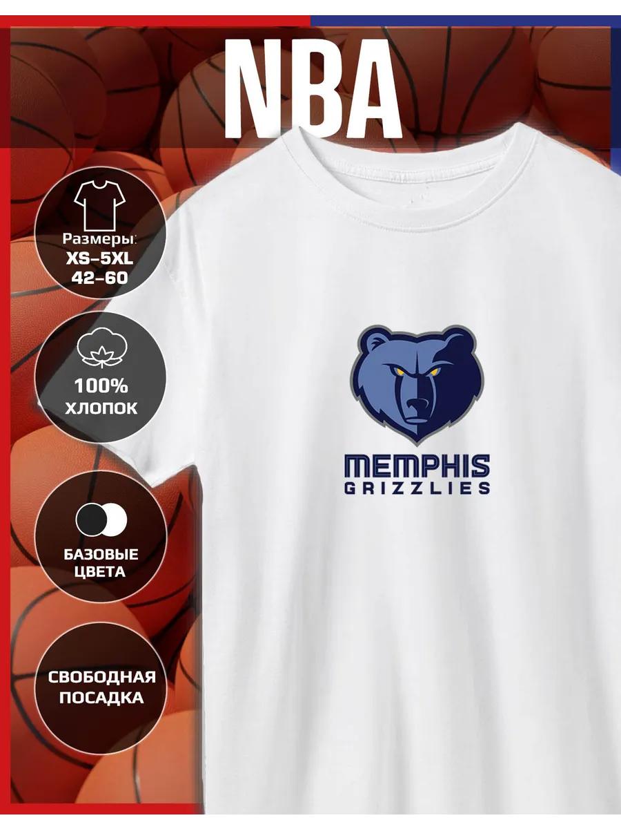 Memphis Grizzlies NBA Print T-shirt 4XL