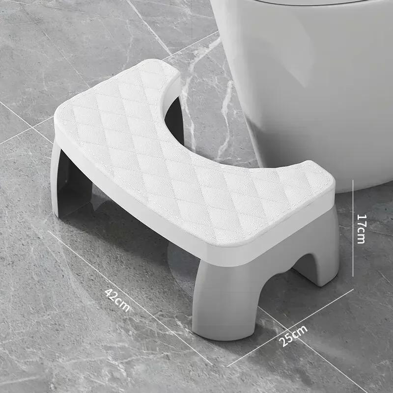 1PC Bathroom Special Squat Stool Portable Thickened Bathroom Foot Stool Removable Non-Slip Adult/Children Toilet Seat Stool