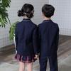 Spring & Autumn British-Style School Uniform Set - Children's Academy Blazer, Class, and Kindergarten Uniform, 4-Piece.