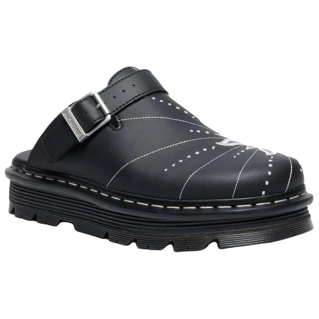Dr. Martens Zebzag Solutbrott Mångsidiga Slip-On Slitstarka Tofflor med Stängd Tå Unisextofflor Svart 42002001