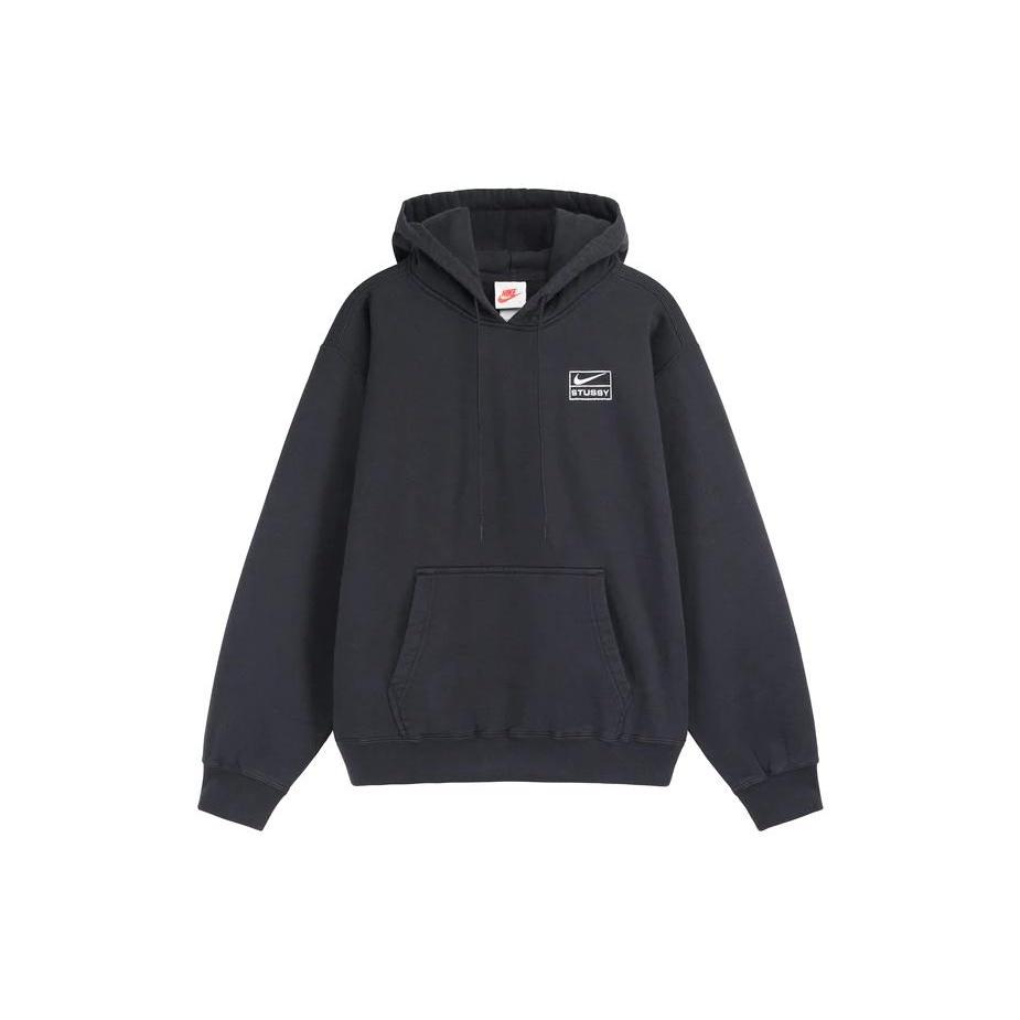 Nike x Stussy Logo Hoodie Asia Sizing  Black  Men s DN4029-010 M