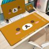 Lovely Kawaii Cartoon Mouse Mat Pink Rilakkuma Office Computer Desktop Mouse Pad Anime Gaming Cute Mousepad Nonslip Table Mat