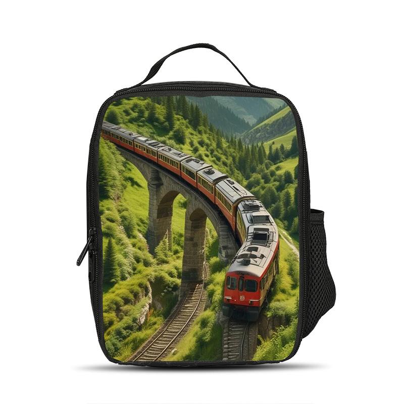 Train Ice Pack, Large Capacity, Lightweight and Compact, Printed New Style, Best School Companion for Boys and Girls